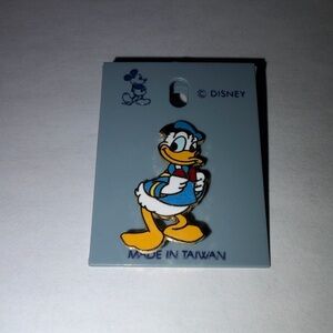 Vintage Disney Donald Duck Enamel Pin Made in Taiwan Classic Pose